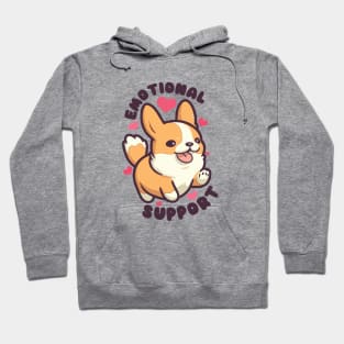 Emotional Support Corgi Hoodie